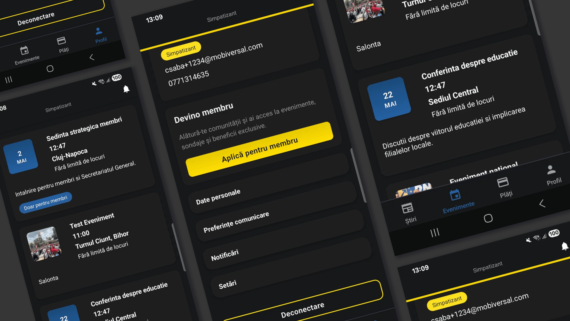 Political party app
